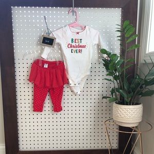 Best Christmas ever matching set with tutu bottoms
